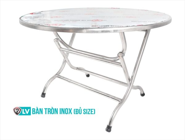 Bàn tròn inox