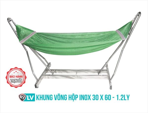 Khung võng hộp inox 30 x 60 - 1.2 ly